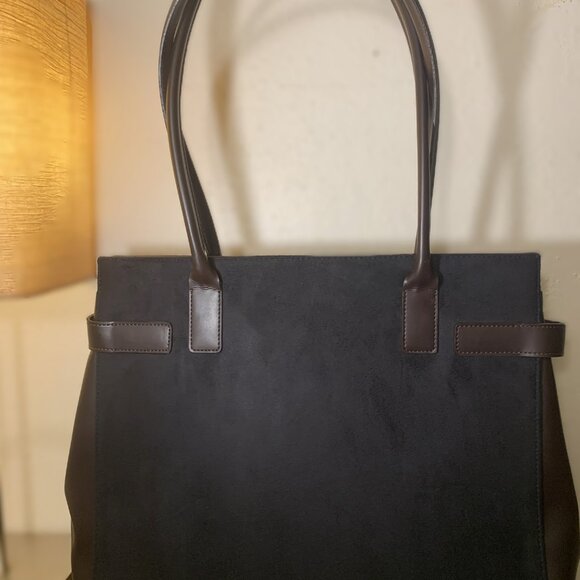 Hermes Like Suede Tote Bag - Picture 2 of 16